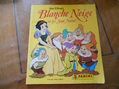 vintage album panini BLANCHE NEIGE et LES SEPT NAINS an 1994 incomplet - Photo 1/4