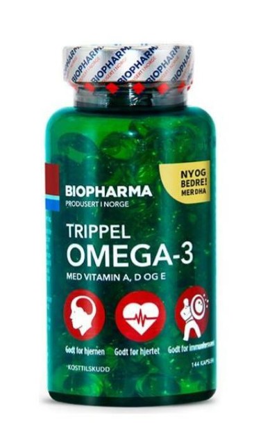 3 X Premium Norwegian Biopharma Trippel Omega-3 Fish Oil Soft Gels for sale  online | eBay