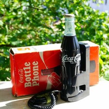 1983 Vintage COCA-COLA Bottle Shaped Full Feature Electronic Corded Phone. Model