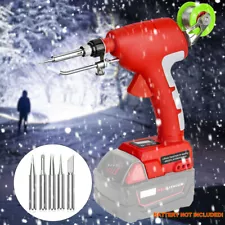 Electric Solder Gun For Milwaukee 18V Battery 75W Soldering Iron Digital Display