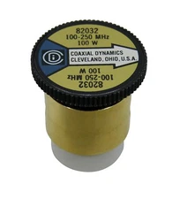 Wattmeter Element Slug 100W 100-250 MHz Bird 43 Coaxial Dynamics 82032 (100C)