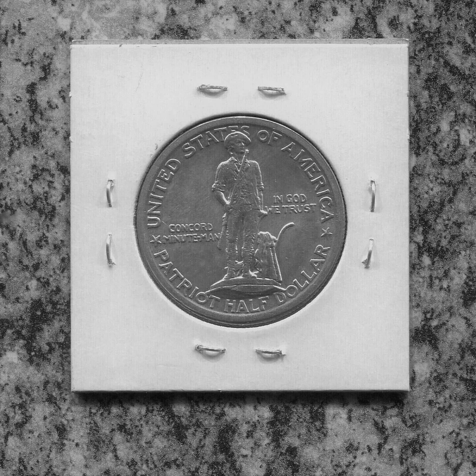 US - FANTASTIC SCARCE LEXINGTON - CONCORD SILVER 50 CENTS, 1926, KM# 157 - Image 2 of 2