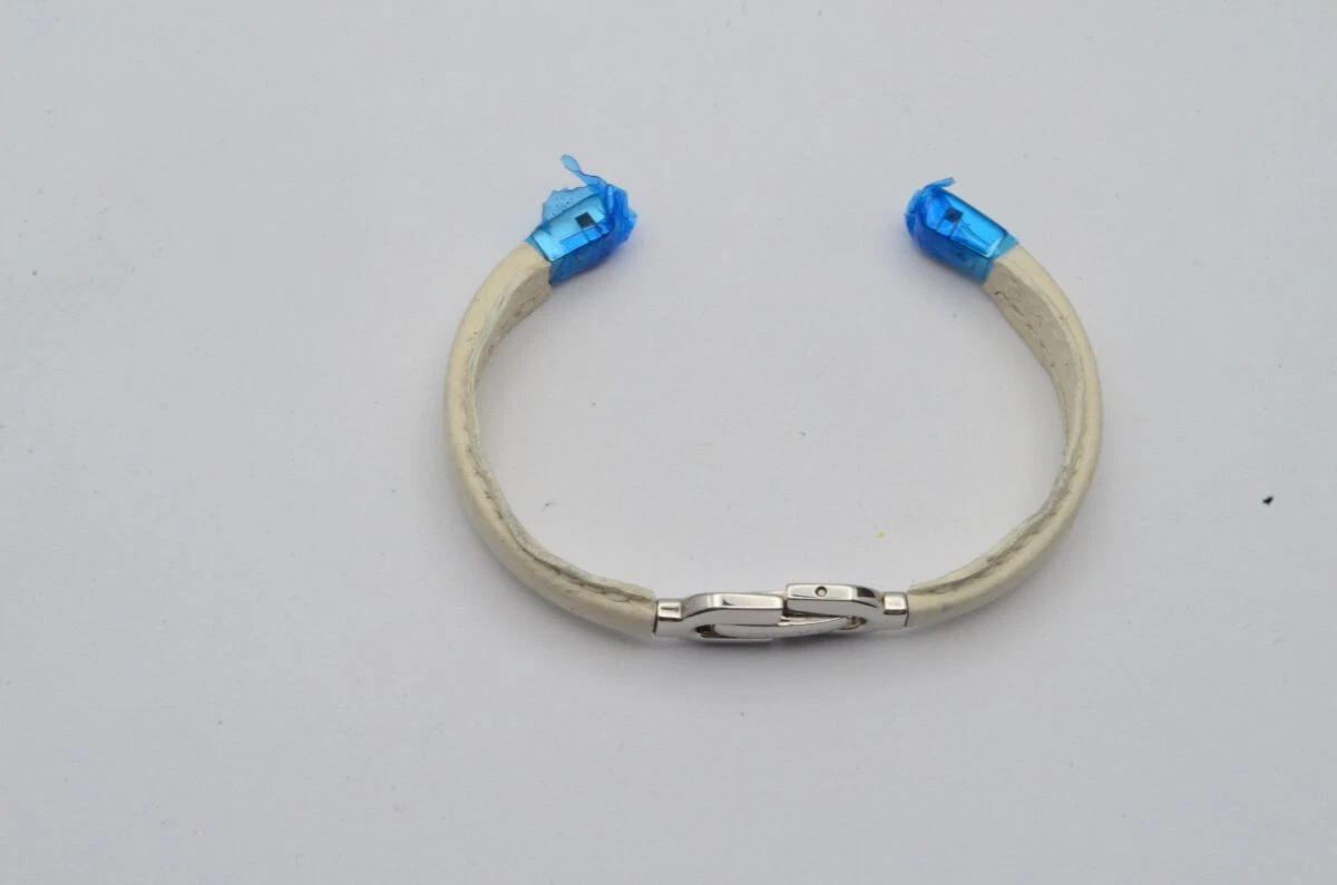Gucci Bracelet Femme Acier 5MM Bracelet Boucles Bracelet pour Cuir Blanc 6800