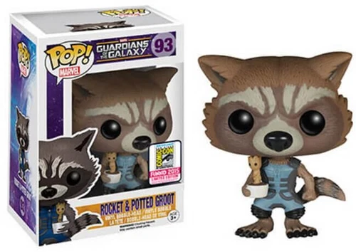 Funko Pop! Vinyl: Marvel - Rocket Raccoon (w/ Baby Groot) - San Diego Comic Con
