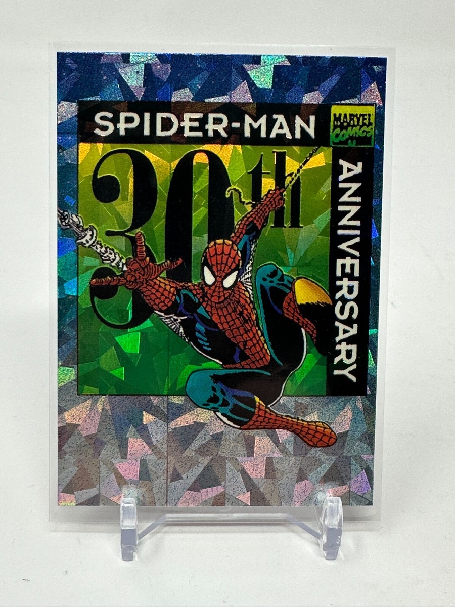 1992 Marvel Comics Spiderman 30th Anniversary Prizm Insert