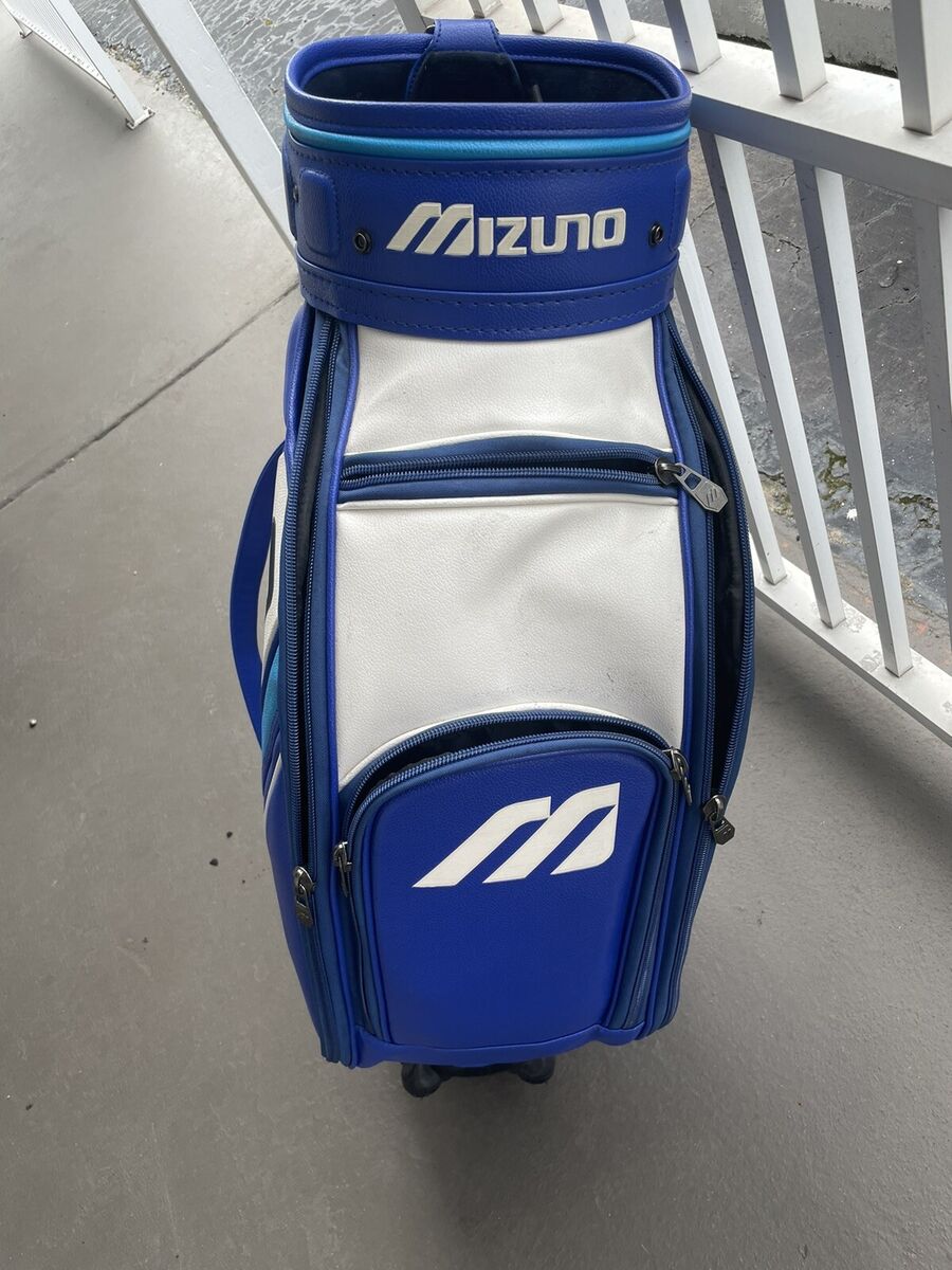 Rare 90s Vintage Mizuno Staff Tour Golf Bag With Rain Cover Rare 90s Vintage Mizuno Staff Tour Golf Bag With Rain Cover