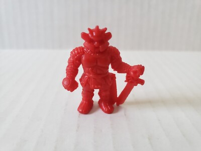 Vintage Mattel M.U.S.C.L.E. Men Kinnikuman Black King #157 Red
