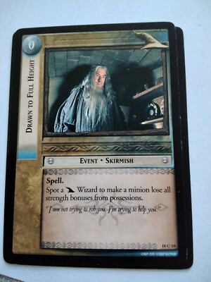 Lotr TCG CCG : Treachery & Deceit 18c19 Drawn to full height 