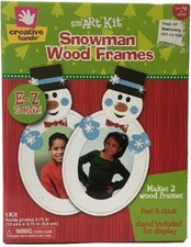 Creative hands Smart kit Snowman Wood Frames ...
