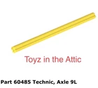 Lego 1x 60485 Yellow Technic, Axle 9L 10497