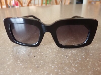 Frye and Co DG0921 Oversized Square Sunglasses Black | eBay display picture 1