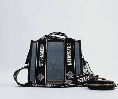 Steve Madden Bwebber-D Satchel Crossbody Bag Women's Denim