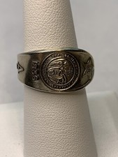 vintage sterling silver ring from a spoon Arkansas With C3Makers mark