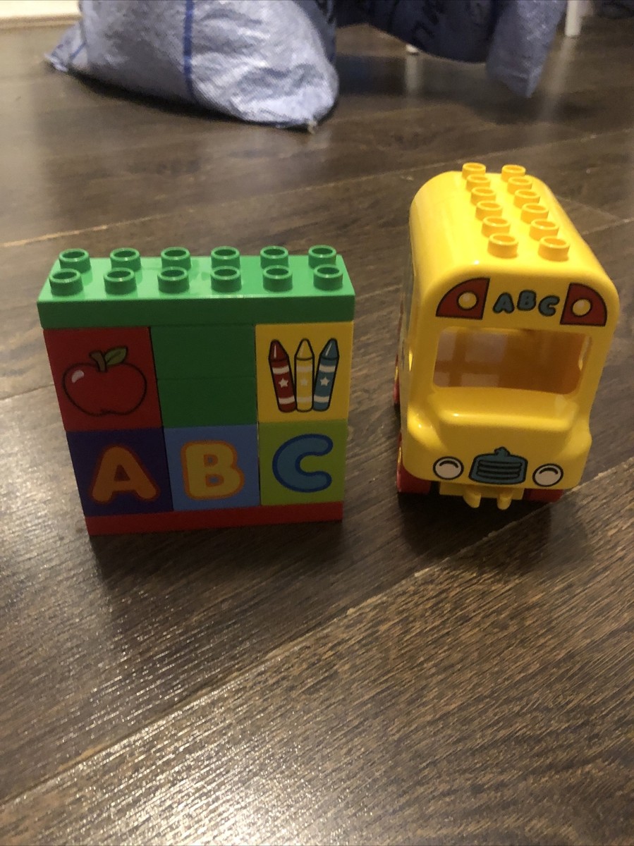 Lego Duplo 10603 My First Bus And ABC Wall Without Box