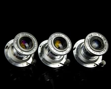 Soviet Lens INDUSTAR - 22 (3.5/50 mm) Copy Leica Mount M39 Zorki FED LTM - 3 pcs