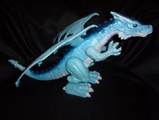 Zuru Robo Alive Roaring Ice Dragon Battery Powered eyes light up walking action