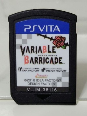 VARIABLE BARRICADE PSV PlayStation Vita Sony Cartridge Only Used Tested JPver