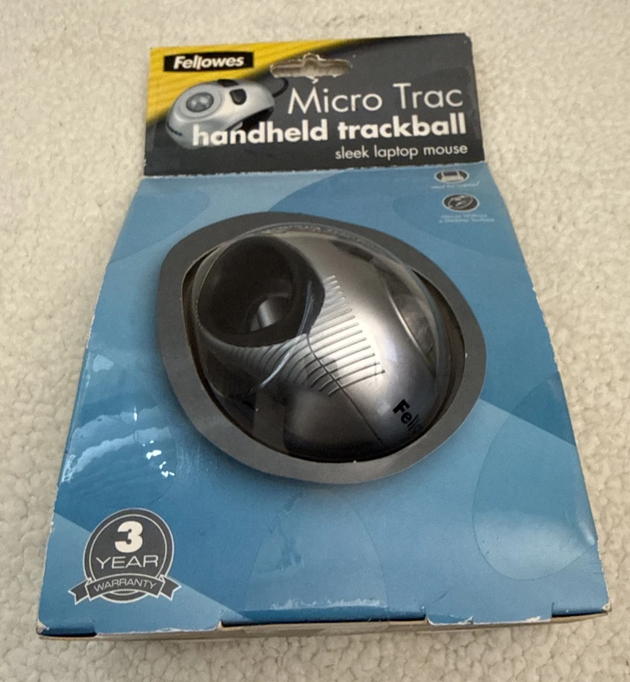 Fellowes 99928 FDM-G60 Micro Trac Handheld Trackball Mouse - New Sealed in Box  - Image 2 of 4