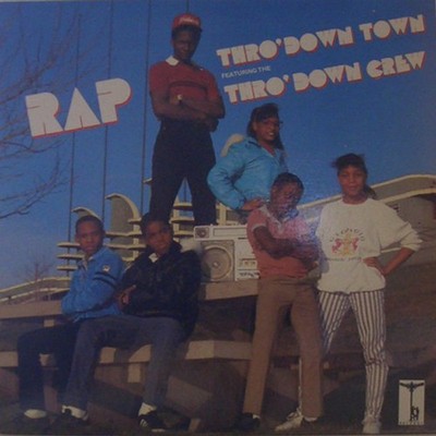 Thro' Down Crew - Thro' Down Town (Vinyl 12'' - 1985 - US - Original)