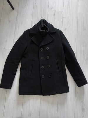 Schott Peacoat size M Black