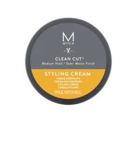 by Paul Mitchell Clean Cut Styling Cream for Men, Medium Hold, Semi-Matte Fin...