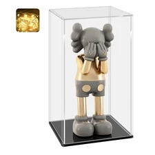 LANSCOERY Acrylic Display Case, Assemble Showcase Display Box for Collectible...