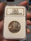 Old NGC Slab ANA Sticker 1943 50c Silver Walking Liberty Half Dollar NGC Ms66 — photo 1