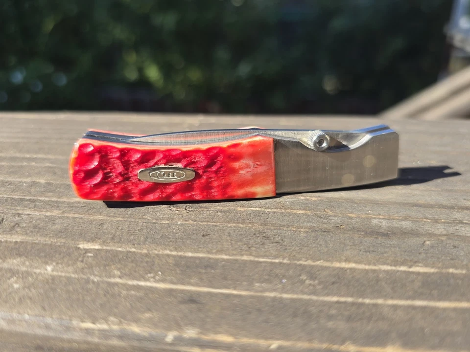 1889- 1989 CASE XX TESTED CENTENNIAL RED BONE Linerlock, R6110 LSS w/Orig. Box - Image 4 of 4