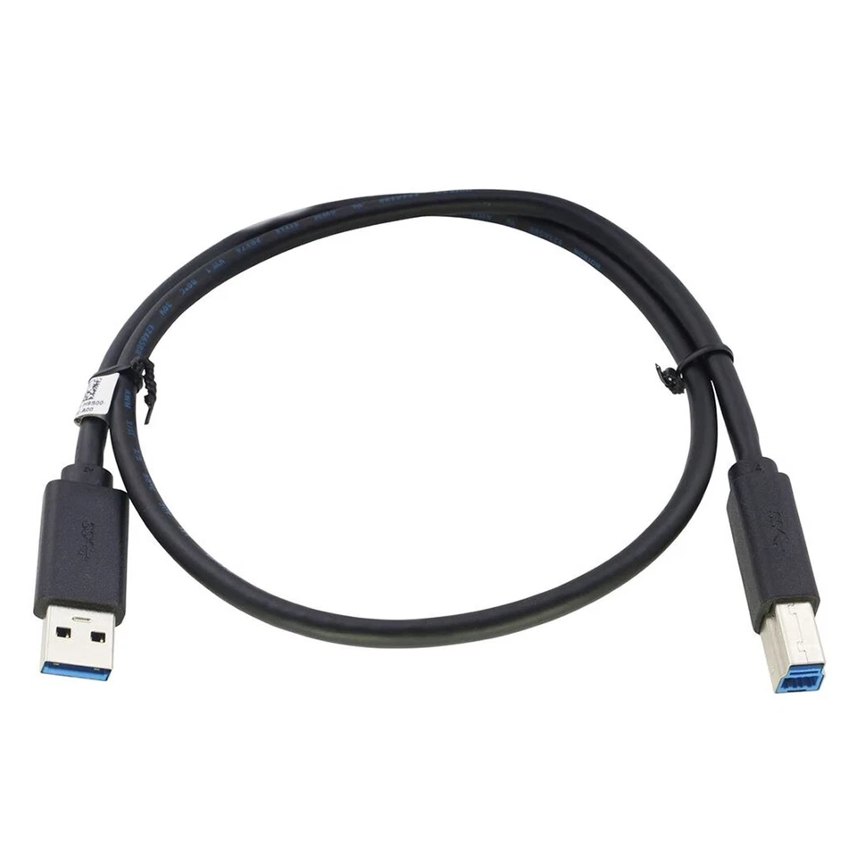 New Dell Short 60cm 0.6m 2ft USB 3.0 Type A to B Cable CBL-USB-ATB / CTKVX - Image 2 of 4