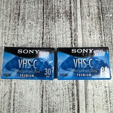 Lot of 2 Sony VHS-C Single Camcorder VHS Tape New Sealed in Original Packaging