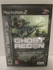 PlayStation 2 Tom Clancy's Ghost Recon Video Game Disc 2001