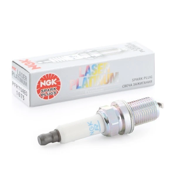 Juego 10 Bujías Encendido NGK Laser Platinum 1675 Audi R8 5.2 FSI Quattro V10 Foto 2 de 4