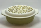 Vintage PYREX Verde Green Olive 2 1/2 QT with Lid 045 Casserole Dish