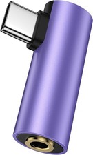 USB C to 3.5mm Audio Adapter for Google Pixel 10 9A 9 Pro XL Fold 8 Purple