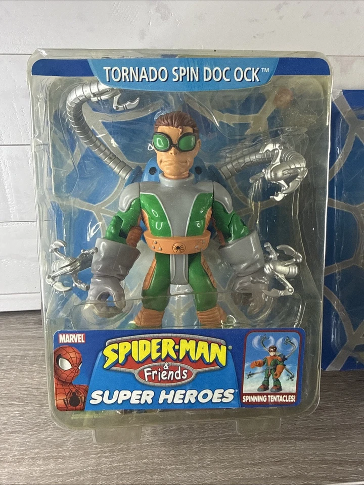 (4) Nuevo 2005 Spider-Man & Friends Doc Ock Iron Man Duende Verde Coloso Toy Biz Foto 4 de 4