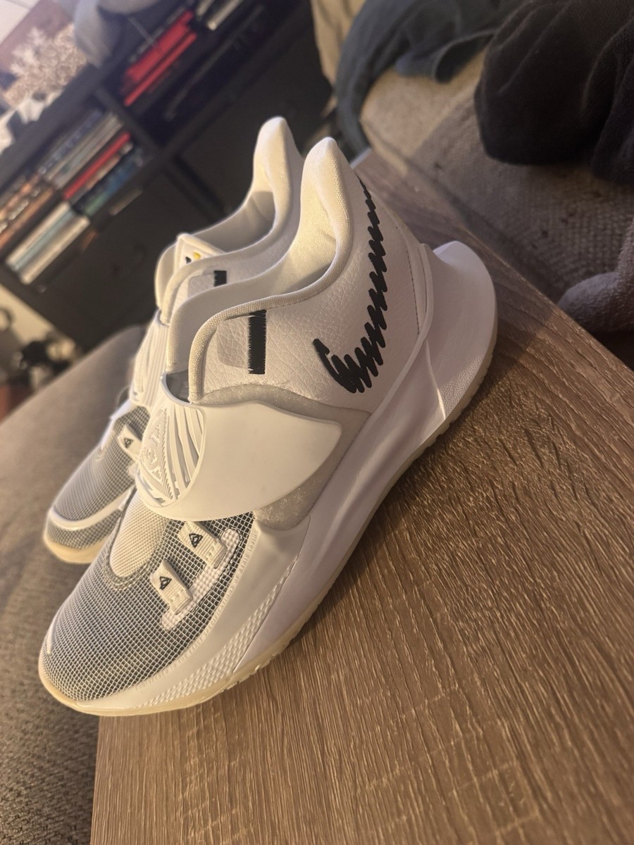 Nike Kyrie Low 3 Eclipse White Gray Black Low Top Men's CJ1286-100