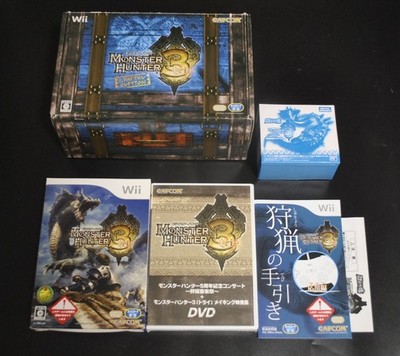Exc* Monster Hunter 3 Tri Exclusive collectors Limited Edition Wii
