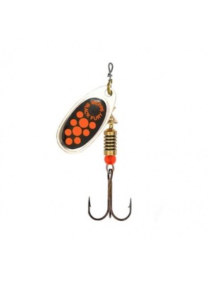 Mepps Black Fury Silber Orange Spinner Hecht Forelle Barsch Spinnköder