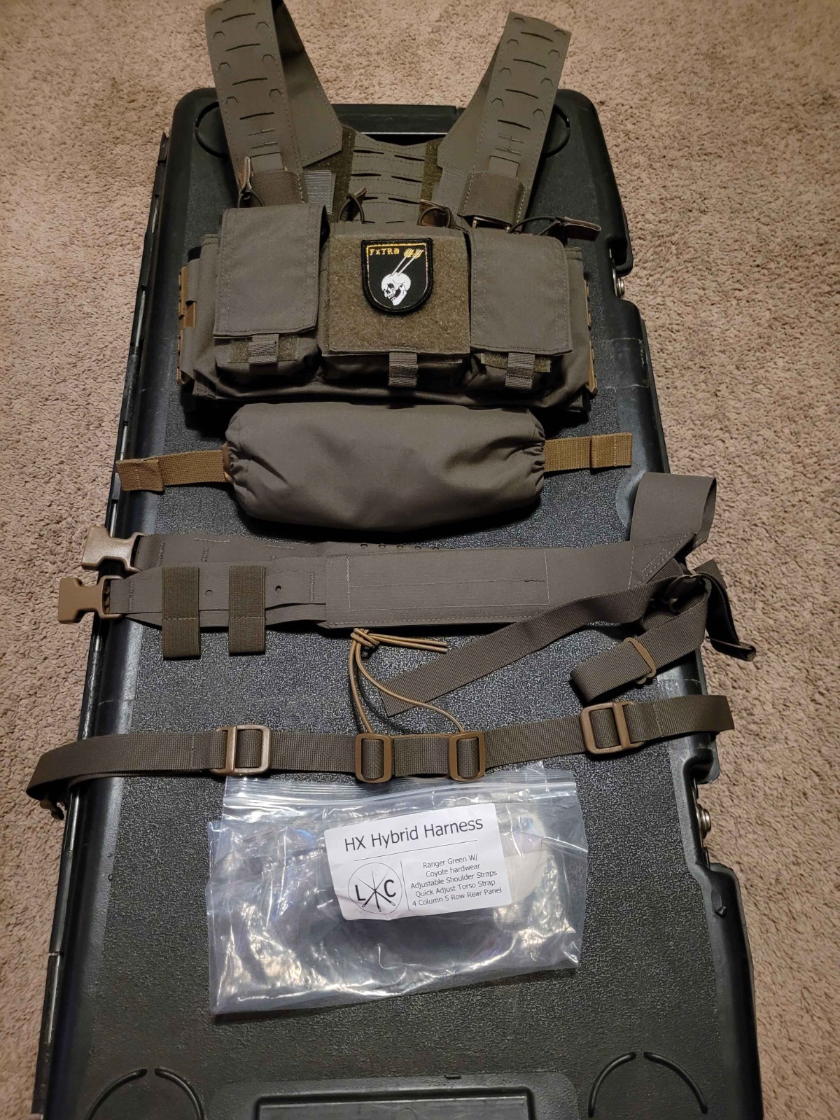 Velocity Systems & Shaw Concepts/Lunar Concepts Tubes Chest Rig - Ranger Green