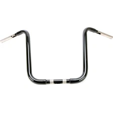 KST Kustoms High Black 1 1/4" SS Straight Jacket 16" Rise Handlebar-2111197HG