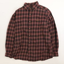 Vintage Carhartt Button Up Shirt Size Large Red Plaid