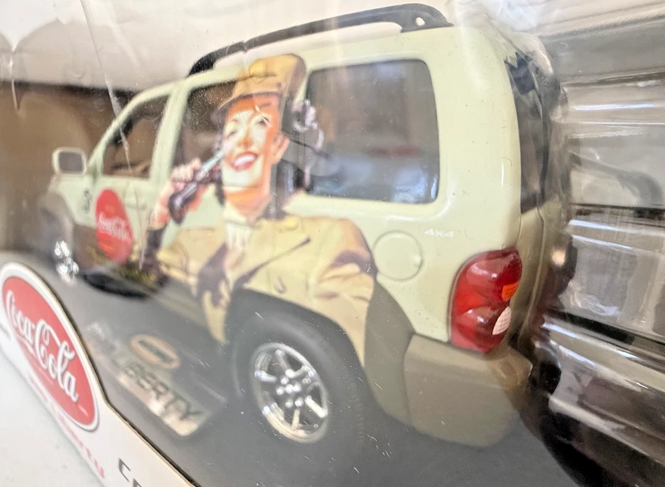 RARE 2002 Matchbox Collectibles Coca-Cola JEEP LIBERTY 1:20 Scale Diecast NIB - Image 4 of 4