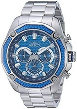 Used Invicta Wristwatch Aviator Chronograph Blue Dial Men's Watch 22804