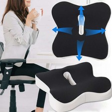 Memory Foam Seat Cushion Office Chair Car Seat Pad Coccyx Tailbone Pain Relief