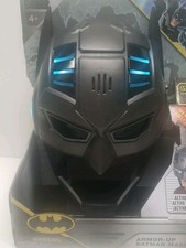 BATMAN Mask Armor Up DC COMICS Talks Light Up ADJUSTABLE Brand New    