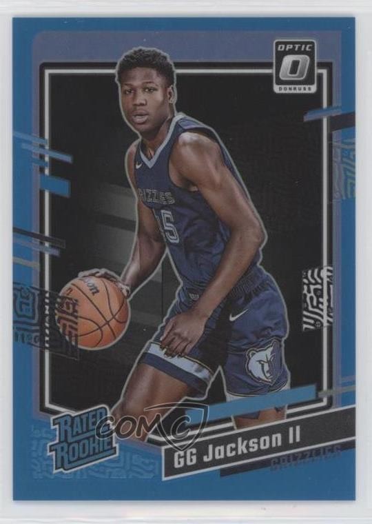 2023-24 Panini Donruss Optic Rated Aqua Prizm /249 GG Jackson II #228 Rookie RC