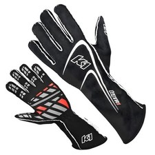 Glove Track1 Black Large SFI 5