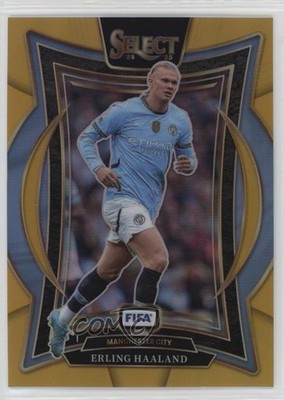 2024-25 Panini Select FIFA Terrace Gold Prizm 7/10 Erling Haaland #23 1o2