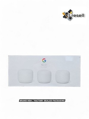 Google Nest Wifi - Mesh Router AC2200 and 2 Points with Google Assistant - 3 PK