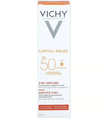 Vichy Capital Soleil Anti-Age 3-in-1   Anti-Falten Sonnenschutz - SPF50 (50ml)